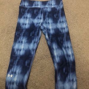 Blue under armour capris